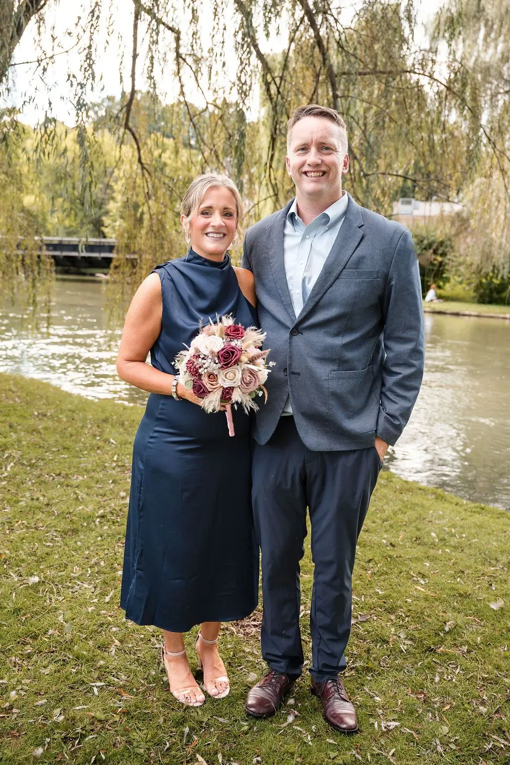Kurt and Allicia Shingledecker together outdoors